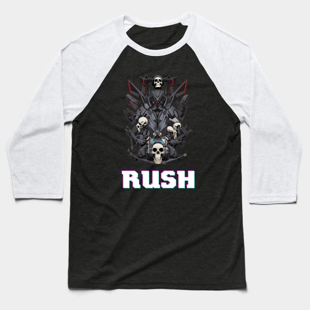 Rush Baseball T-Shirt by Maheswara.Momocats